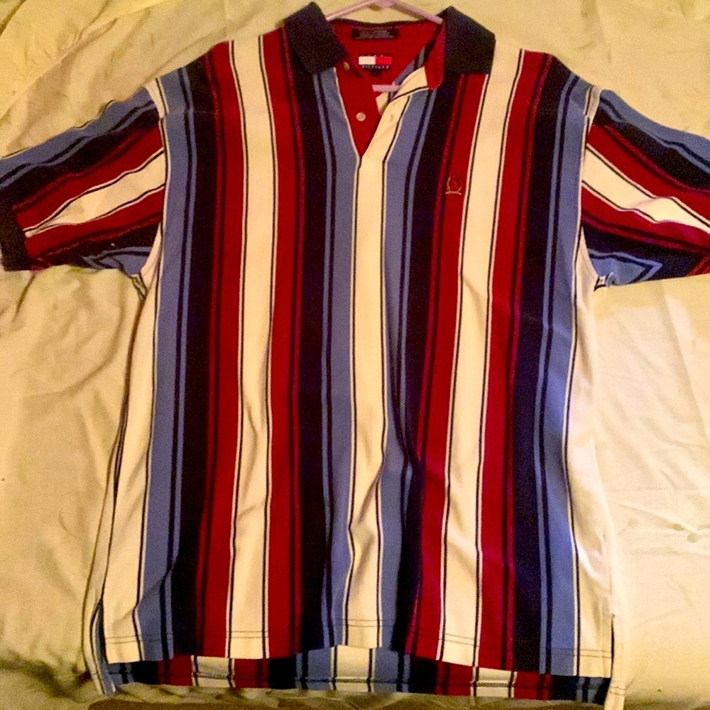 Tommy Hilfiger Men’s Vintage Crest Polo Shirt Size L